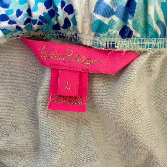 LILLY PULITZER Jace Romper blue size large - Picture 11 of 16